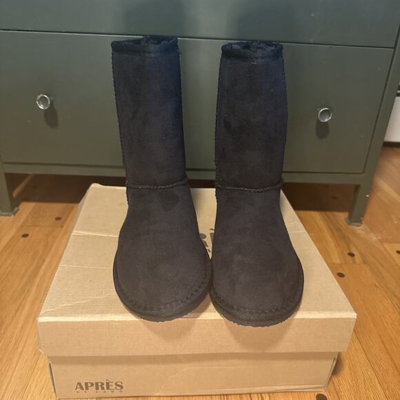 Apres By Lamo 5Y Girls Fur Ankle Boots - Picture 2 of 10